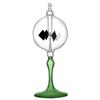 DORAMI Medium Green Solar Power Radiometer Crookes Spinning Vanes Glass Windmill Gift Home Desk Decoration M view 1