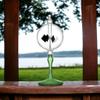 DORAMI Medium Green Solar Power Radiometer Crookes Spinning Vanes Glass Windmill Gift Home Desk Decoration M view 3