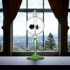 DORAMI Medium Green Solar Power Radiometer Crookes Spinning Vanes Glass Windmill Gift Home Desk Decoration M view 4