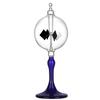 DORAMI Medium Blue Solar Power Radiometer Crookes Spinning Vanes Glass Windmill Gift Home Desk Decoration M view 1