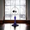 DORAMI Medium Blue Solar Power Radiometer Crookes Spinning Vanes Glass Windmill Gift Home Desk Decoration M view 3