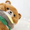 ABC Hamburger Bear Plush 8 Inch Cute Kawaii Stuffed Animal Gift view 2