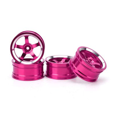 Vbest life RC Wheel Hub,4Pcs 1/10 Aluminum Alloy Wheel Hub Accessory RC Parts Fit for 94123 Touring Drift Car()
