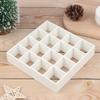 1:12 Scale Dollhouse Miniature White Wooden 16 Grid Storage Rack Shelf Exquisite Doll House Furniture Decor Organizer for Mini Figurines Cosmetics Sundries DIY Scene Layout view 2