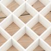 1:12 Scale Dollhouse Miniature White Wooden 16 Grid Storage Rack Shelf Exquisite Doll House Furniture Decor Organizer for Mini Figurines Cosmetics Sundries DIY Scene Layout view 4