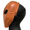 Deathstroke Latex Mask Arkham City Superhero for Halloween Cosplay Props (A) Yellow view 4