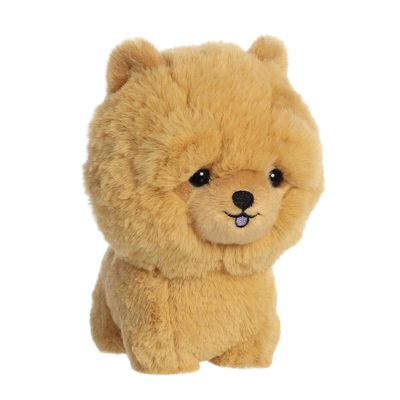 Aurora Playful Teddy Pets Chow Chow Stuffed Animal - Unique Design - Endless Play - Brown 6.5 Inches