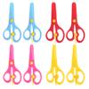 8 Pack Preschool Training Scissors - Plastic Toddler Safety Scissors for Kids, Left Handed & Right Handed Training view 1