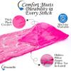 Kids Sleeping Bag with Pillow Pocket - Unicorn Glow In The Dark Boys and Girls Sleeping Bag for Kids - Large & Soft Toddler Sleeping Bags for Girls and Boy, Plush Toddler Nap Mat Gifts for Sleep Overs view 4
