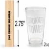 ArtCreativity Tumbling Tower Drinking Games for Adults, with 4 Glasses and 48 Wooden Blocks with Challenges, Fun House Adult Party Games for Game Night, Great Gift Idea for Everyone view 3