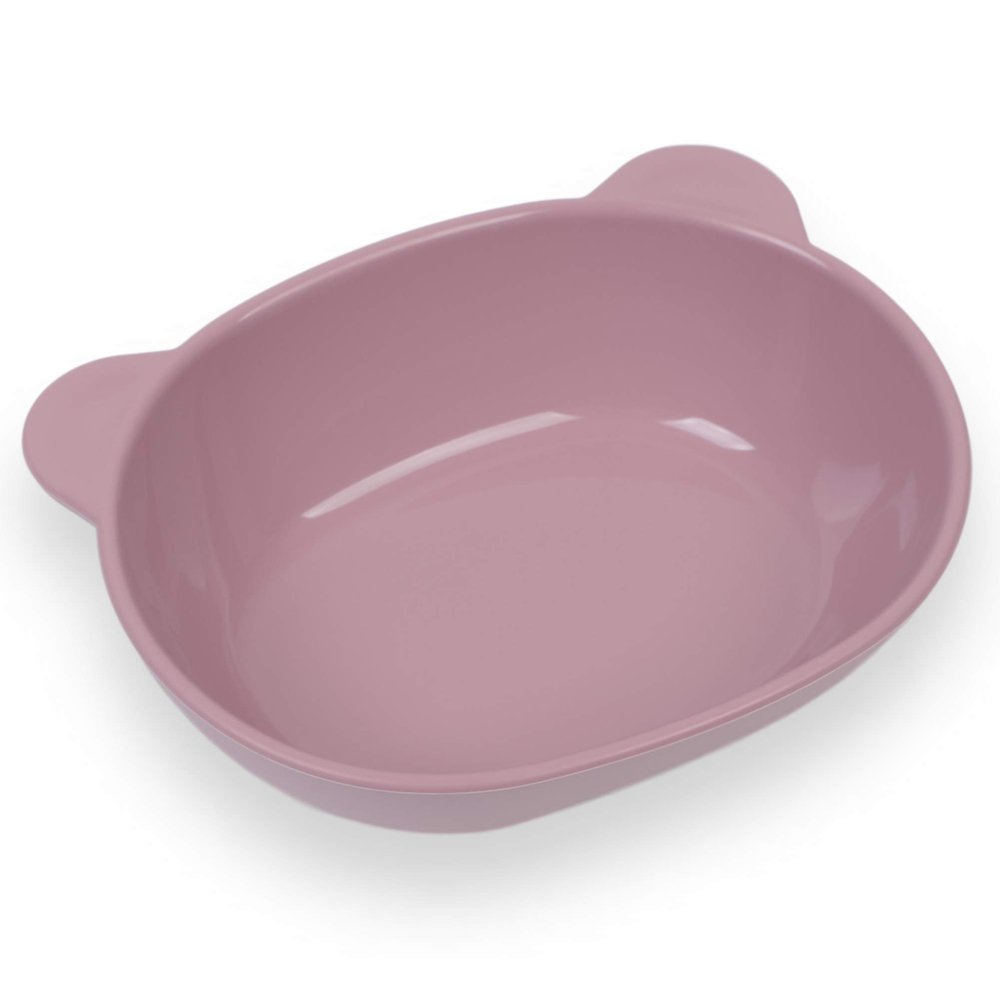 BLUE GINKGO Silicone Kids Bowls - Cute Silicone Bowls for Baby/Silicone Plates for Toddlers and Kids - Dishwasher Safe and Made in Korea (Pink)