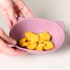 BLUE GINKGO Silicone Kids Bowls - Cute Silicone Bowls for Baby/Silicone Plates for Toddlers and Kids - Dishwasher Safe and Made in Korea (Pink) view 2