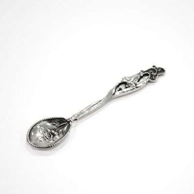 925 Sterling Silver Rose shape Spoon baby shower gift