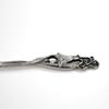 925 Sterling Silver Rose shape Spoon baby shower gift view 4