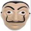 AMARONE Money robbery mask salvador Dali MaskCosplay halloween mask Realistic Movie Prop Face Mask 2pack view 3
