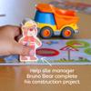 HABA My Very First Games Building Site, A Cooperative Learning Kids Game, Toddler Learning Activities & Games for 2+ Year Olds with Included Toy Truck view 3