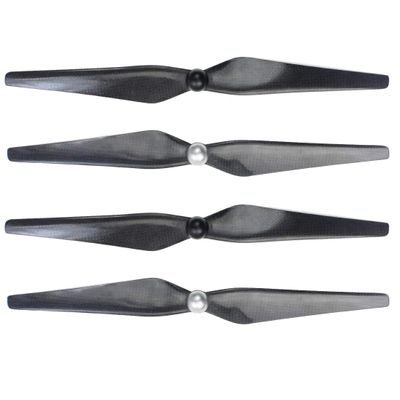 QWinOut 12x4.2 1242 Self-Locking CW/CCW Carbon Fiber Propellers Prop for DIY Drone Compatible for DJI E600 MultiRotor RC Quadcopter (2 Pair)