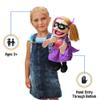 14" Superhero Girl, Peach, Hand Puppet view 2