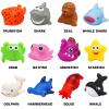 Bath Toys, 12 Pcs Light Up Ocean Sea Animal Set, Flashing Colorful LED Light Floating Bathtub Toys for Baby Infant Kid Toddler Preschool, Great Gift for Bathroom Water Tub Games Swimming Pool Party view 2