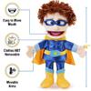 14" Superhero, Peach Boy, Hand Puppet view 3