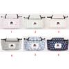 6SHINE Organiser Bag Travel Bag with Webbing Handle Backpack Shoulder Straps,Stroller Bag Hanging Nylon Sundries Organizer Diaper Store Large Capacity Universal view 3