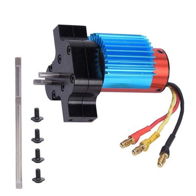1:16 Brushless RC Car Motor, 380 High Speed Brushless Motor with Metal Fits for WPL C14 C24 1/16 RC Car(Black)