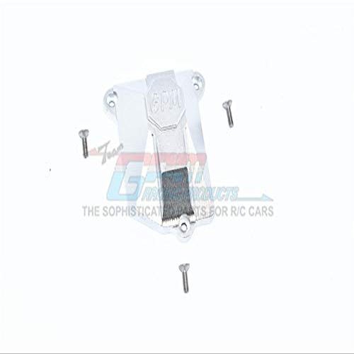 Axial SCX10 III AXI03007 Upgrade Parts Aluminum Receiver Cover - 1Pc Set Silver