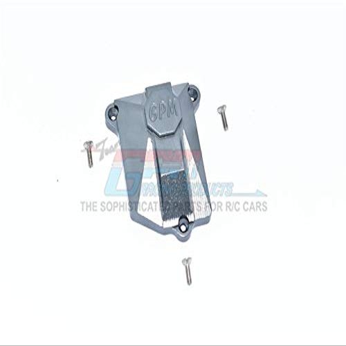 Axial SCX10 III JLU AXI03007 Upgrade Parts Aluminum Receiver Cover - 1Pc Set Gray Silver