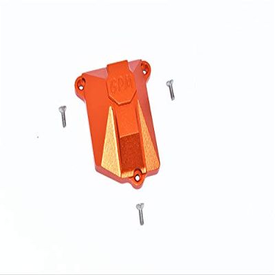 Axial SCX10 III AXI03007 Upgrade Parts Aluminum Receiver Cover - 1Pc Set Orange