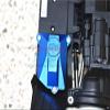 Axial SCX10 III AXI03007 Upgrade Parts Aluminum Receiver Cover - 1Pc Set Blue view 3