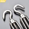 10Pcs M4 Turnbuckles,Alele Clothesline Tightener,Stainless Steel 304 Turnbuckle,Suitable for Tighten Taut Rope (M4 Turnbuckles 10 Pack New) view 4