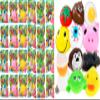 JA-RU Splat Ball Sticky Stress Ball (24 Units Assorted) Animal, Eggs, Squishy Pig Toys for Kids. Slow Rise Squishies. Novelty Toys & Amusements & Teacher Treasure Box Prizes. 5303-24p view 1