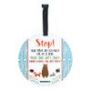 (Three Little Tots) No Touching Baby Car Seat and Stroller Two Pack- Baby Safety No Touching Car Seat Sign, Stroller Sign, Newborn Car Seat Tag- CPSIA Safety Tested (Blue Mommy/Woodlands) view 2