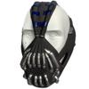 Bane Mask The Dark Knight Rises Cosplay Costume Accessories PVC Props Black view 3
