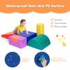 Costzon 6-Piece Kids Crawl and Climb Foam Play Set, Colorful Babys Foam Blocks to Crawling, Climbing, Walking, Childrens Educational Software Composite Toy for Toddlers, Preschoolers (Primary) view 3