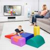 Costzon 6-Piece Kids Crawl and Climb Foam Play Set, Colorful Babys Foam Blocks to Crawling, Climbing, Walking, Childrens Educational Software Composite Toy for Toddlers, Preschoolers (Primary) view 4