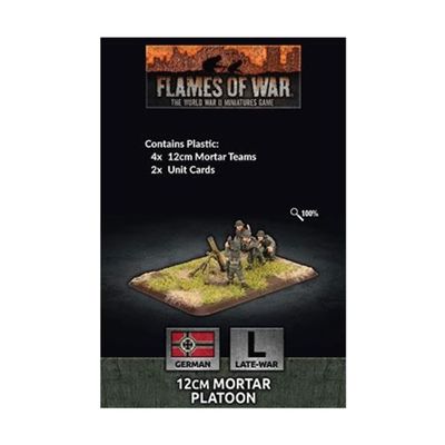 12cm Mortar Platoon X4 Plastic