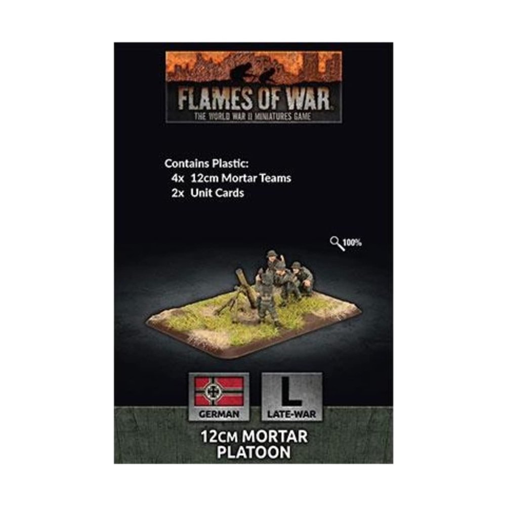 12cm Mortar Platoon X4 Plastic