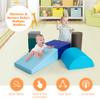 Costzon 6-Piece Kids Crawl and Climb Foam Play Set, Colorful Babys Foam Blocks to Crawling, Climbing, Walking, Childrens Educational Software Composite Toy for Toddlers, Preschoolers (Contemporary) view 2