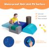 Costzon 6-Piece Kids Crawl and Climb Foam Play Set, Colorful Babys Foam Blocks to Crawling, Climbing, Walking, Childrens Educational Software Composite Toy for Toddlers, Preschoolers (Contemporary) view 3