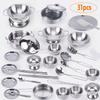 Tiny Classic Stainless Steel Kitchen Toys Cooking Utensils Set-Pretend Play Pots Pans Toy Cookware Kits for Kids Cooking Utensil Set Interactive Learning Role Play Educational Toys for Kids Mini Size view 2