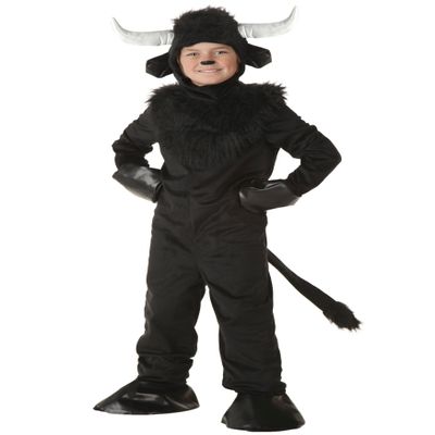 Child Bull Costume - XL Bundle w/Makeup Kit