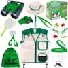 GINMIC Kids Explorer Kit & Bug Catching Kit, 16 Pcs Outdoor Exploration Safari Kit for Kids Camping with Binoculars, Adventure, Hunting, Hiking, Educational Toy Gift for 3-12 Years Old Boys Girls view 1