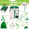 GINMIC Kids Explorer Kit & Bug Catching Kit, 16 Pcs Outdoor Exploration Safari Kit for Kids Camping with Binoculars, Adventure, Hunting, Hiking, Educational Toy Gift for 3-12 Years Old Boys Girls view 2