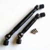 2pcs Heavy Duty Steel + Aluminum Drive Shaft Black for Axial SCX10 II AX90046 view 1