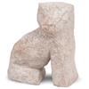 Honsell Blank cat Sitting, prefabricated Figure Made of Soapstone, Approx. 10 cm Tall, for Working with rasp and File, Also Ideal for Children, 10cm/3.94", Colourful view 1