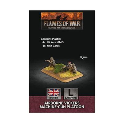 Flames of War: Late War: British Airbourne Vickers Machine Gun Platoon (BR814)