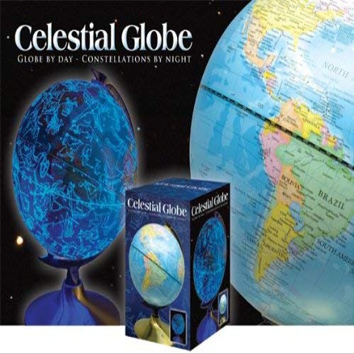 Illuminated Globe - Blue + Celestial