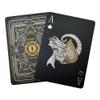 ACELION Waterproof Playing Cards, Plastic Playing Cards, Deck of Cards, Gift Poker Cards (Black Dragon) view 1