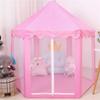Children's Tent, Princess Room Hexagon Castle Foldable Storage No Space Cotton Canvas Game House view 4